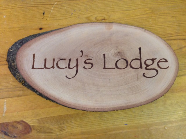 Bespoke Wooden plaque