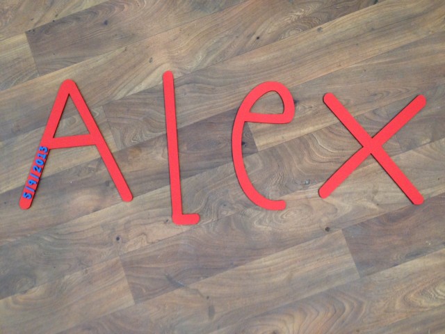 Personalised Wooden Letters