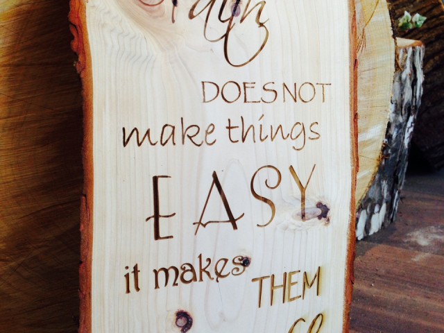 Wooden Plaque