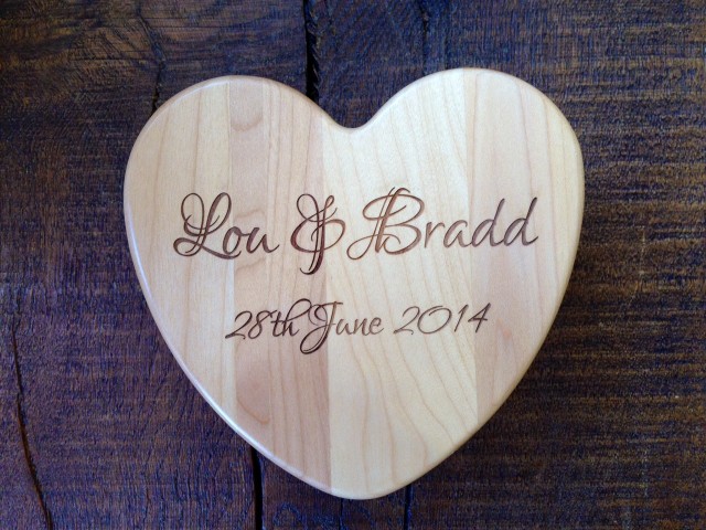 Wooden Heart Keepsake Box